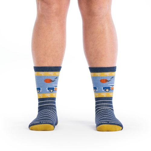 DENIM WAY BACK MIDWEIGHT CREW - Perspective 3